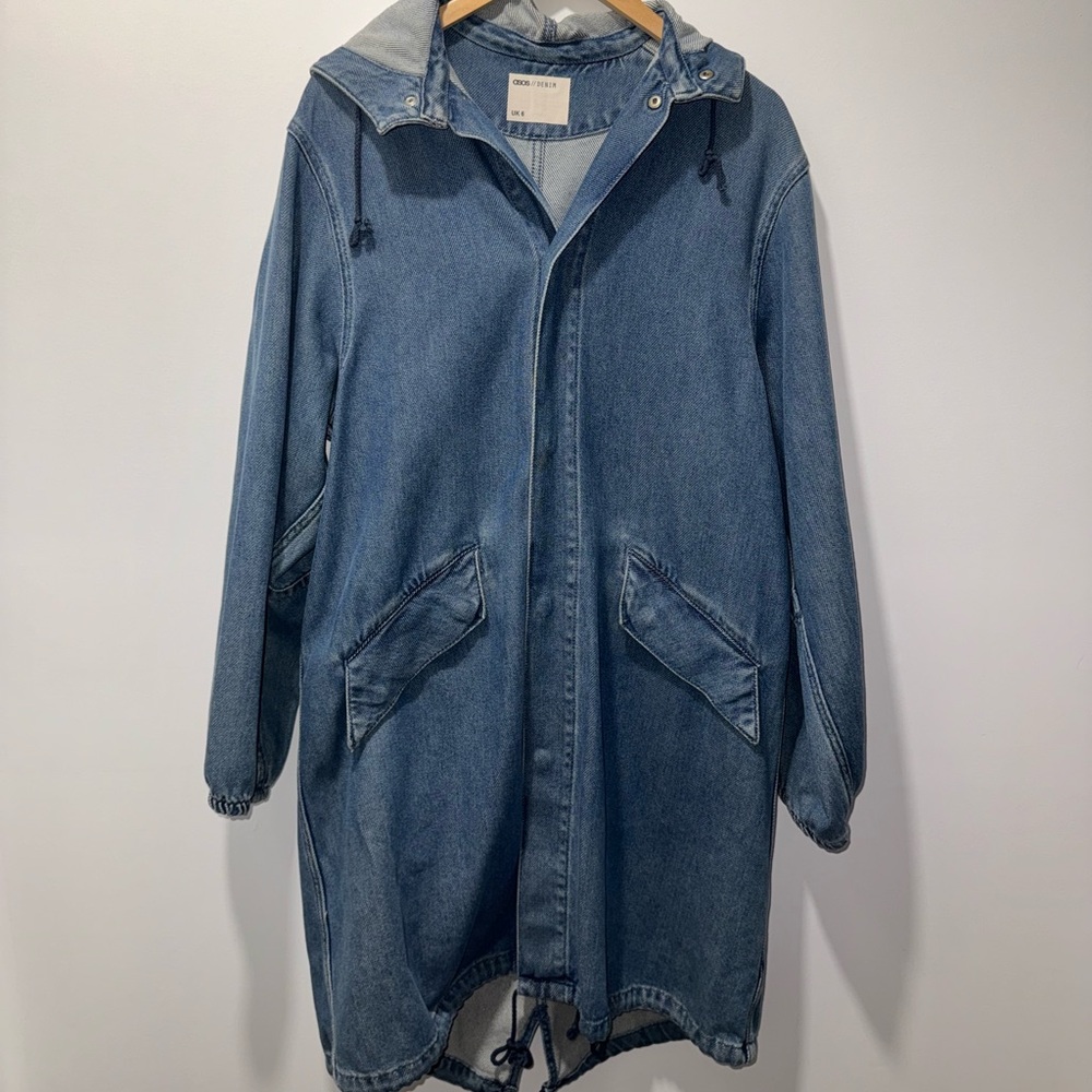 ASOS Long Denim Jacket